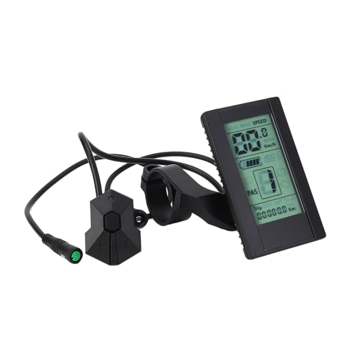 Écran électrique pour vélo à luminosité réglable et commande d'affichage de batterie