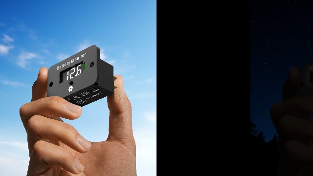 Image of JDIAG BM280 Digital Battery Gauge for 12V-72V Lithium & Acid Batteries, Waterproof LCD Display Battery Capacity Voltage Monitor Meter for Golf Cart (EZGO, Club Car), Car, RV and More