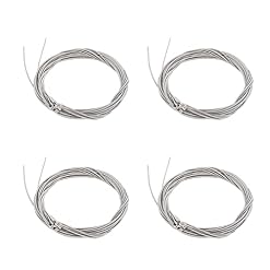 Kit de cordes de basse, 4 cordes de guitare en acier faciles à jouer pour la performance - Les Beatles, Paul McCartney, John Lennon, RIngo Starr, George Harrison