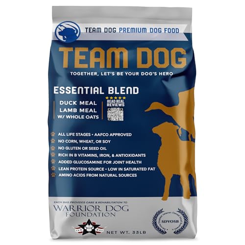 Team Dog Essential Blend Duck & Lamb Dog Food Whole Oats |