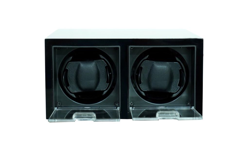 Medetai� Japanese Motor Piano Paint Open Stop Watch Winder Mechanical with Cover 2 Watch Storage(Black + Black)(1322 FB) (B09CTP5H67) Amazon Price History, Amazon Price Tracker