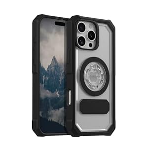 Rokform Crystal Case Compatible with iPhone 16 Pro Max, Magnetic Cover (Clear)