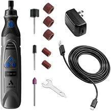 Dog and Cat Grooming Quiet Power Nail Grinders Pro or Home Trimming Made Easy 6 Speed Cordless Grinder