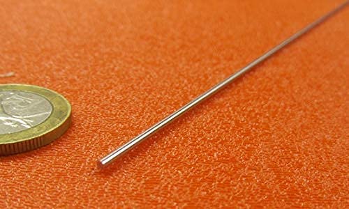 17-4 PH Stainless Steel Hardened Shaft 1.5mm Diameter x 500mm Long 1 pc