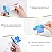 LOVEINUSA Toothpaste Tube Squeezer Dispenser, 4PCS Hanging Tooth Paste Clips Roller Squeezer Holder for Saving Toothpaste Facial Cleanser Creams Paint, Multicolor