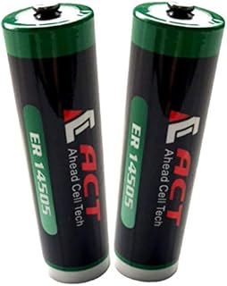 2 x ACT ER14505 LS14505 AA SIZE 3.6v 2700 mAh LITHIUM BATTERY