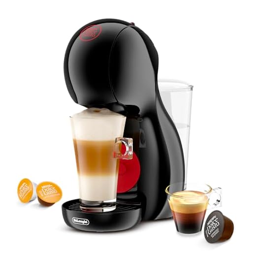De'Longhi Nescafé Dolce Gusto Piccolo XS EDG 210.B Kapselmaskin (för varma och kalla drycker, 15 bar pumptryck, manuell vattendosering) svart