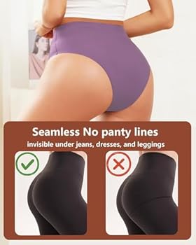 BeReady Corrigerende onderbroeken, voor dames, hoge taille, naadloze slips, 6 stuks, XL