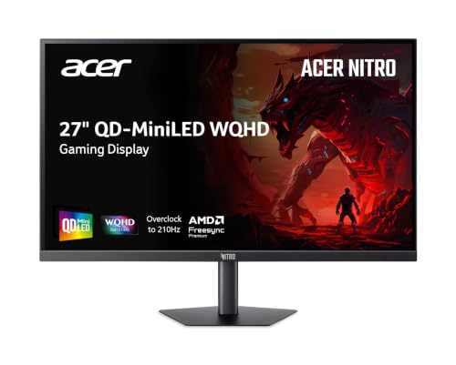 Image of Acer Nitro MG275U X2biippx 27 inch QD-MiniLED 2560 x 1440 IPS Gaming Monitor