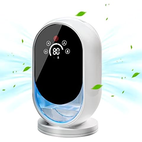 Dehumidifiers for Home, Zealinno Mini Dehumidifier for Bedroom w/ Accurate Constant Humidity Control , Small Dehumidifier for basement RV w/ Ultra-quiet Portable Compact 900ML Capacity, Timer Auto-off Cover