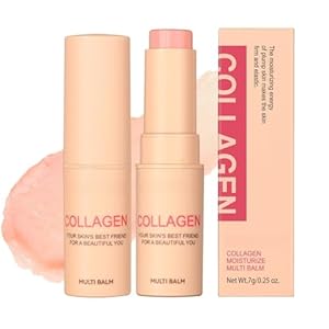Collagen Stick For Face: Anti-Wrinkle Face, Eye & Lip Moisturizer Pure Collagen Wand. Wrinkle Bounce Multi Balm. Hydrating Treatment for Lips, Eye, Neck | Multi Collagens-Balms, Lip Balm Stick