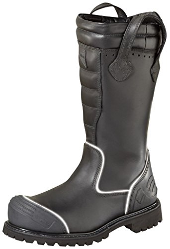 Thorogood 804-6369 Men's Hellfire 14-inch Power HV Structural Bunker Composite Toe Boot Black 10 W US