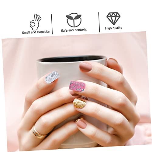 FOMIYES 3 Folhas De Adesivos De Unhas De Natal Adesivos De Unhas 3D Decoração De Natividade Adesivos