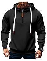 FEATURES:White Hoodie Men breaks away from the traditional pullover style, it enables quick on and off, while adding a sense of layering, easily enhancing the fashion of the collocation. WARMTH: Large hood and adjustable drawstring keep wind out and ...