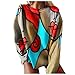 Gofodn Lâche Femmes Chemisier imprimé Pull Pull Hiver côtes Manches Rondes rétro Cou Long Sweat Haut Abstrait Automne tricoté Femmes Chemisier Combinaisons en Coton Noir pour Femmes