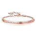 Produktbild Annamate Armband mit Gravur für Frauen Always Believe in Yourself Personalisierter Gravierbare Inspiration Armreif Schmuck