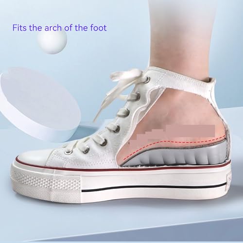 Image of Orthopedic High Pads 2.0, Insoles Height Increase, 4D Cloud Technology Insole, Height Increase Insoles for Men /Women, Memory Foam Arch Support Insoles (Black, 1.5CM)