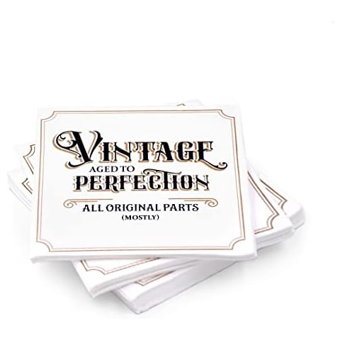 30 Pack Vintage Aged to Perfection Napkins Cover