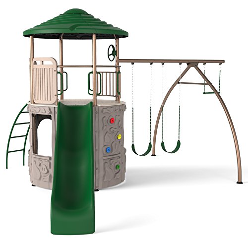 Lifetime 90440 Adventure Tower Swing Set, Green #TOP30