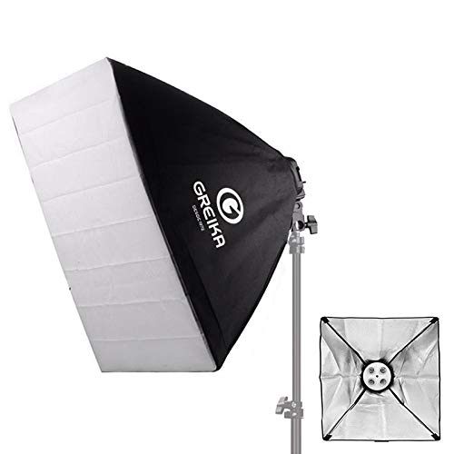 Softbox Greika 60x60 Iluminador c/Soquete p/ 4 Lâmpadas - PK-FB6060
