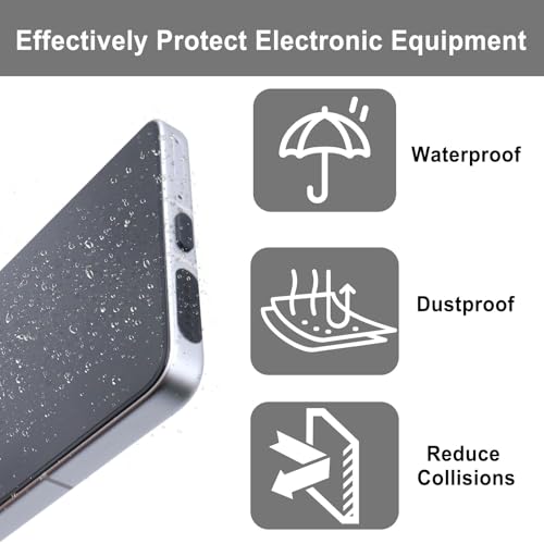 Noviatrix 34 Stück Set Handy Staubschutz, Silikon USB C Schutzkappe, Lautsprecher Handyhülle mit Reinigungsset, Wasserdicht und Staubdicht Ladebuchse Schutz für Type-C Port Geräte