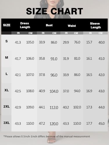 Image of PinkPatty Women's Casual 3 /4 Sleeve Midi Dresses Fit and Flare Church Work Dress with Pockets