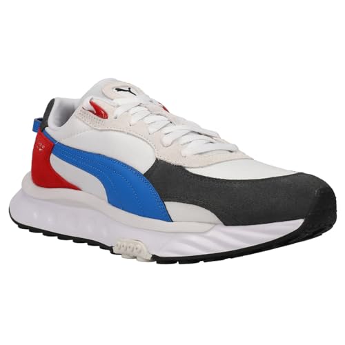 PUMA Mens Wild Rider Rollin' Lace Up Sneakers Shoes Casual - White - Size 12 D