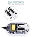 Uniclife Aquarium 15 GPH Nano Air Pump Quiet White Oxygen Aerator with Air Stone and Airline Tubing Accessories for 3-10 Gallon Small Fish Tanks and Buckets