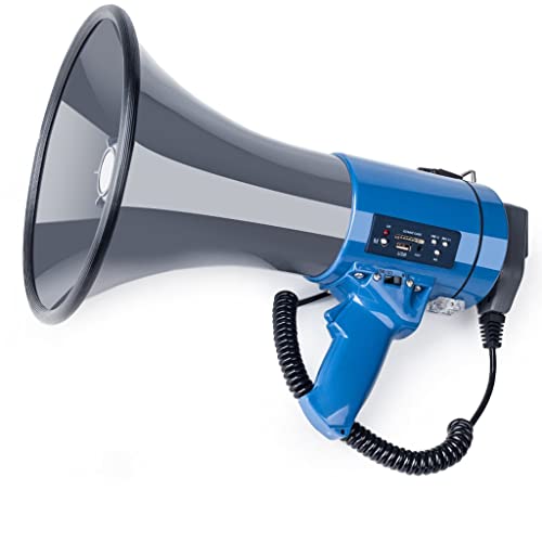 Altavoz megáfono portátil exterior grabable con bocina de agudos potente
