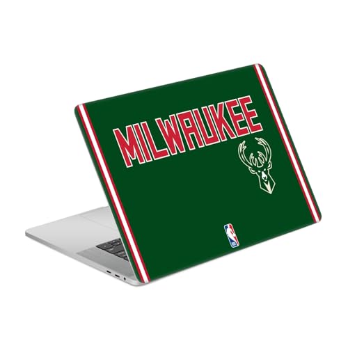 Sticker MacBook Pro 15.4 Milwaukee Bucks évite rayures coque A1990