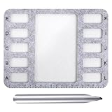 Felt Beading Mat 7.87” x 5.9” Bead Design Boards Raised Border Beading Trays with Centimeter Scale and Scoop for Jewelry Making Beadings Supplies