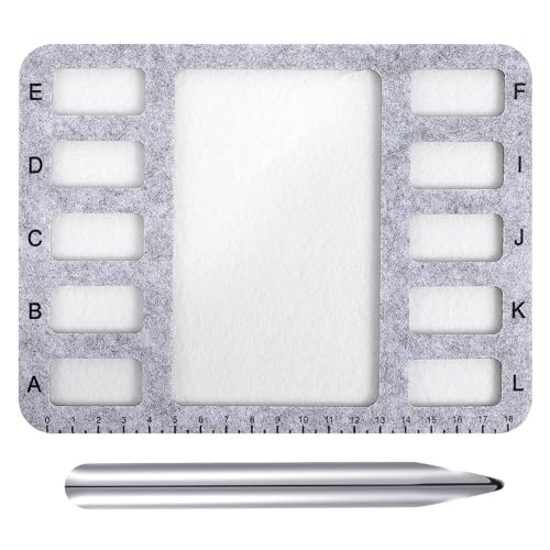 Felt Beading Mat with Scale and Scoop for Jewelry Making