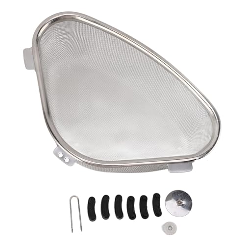 Colador de esquina triangular para fregadero de cocina miniatura 4