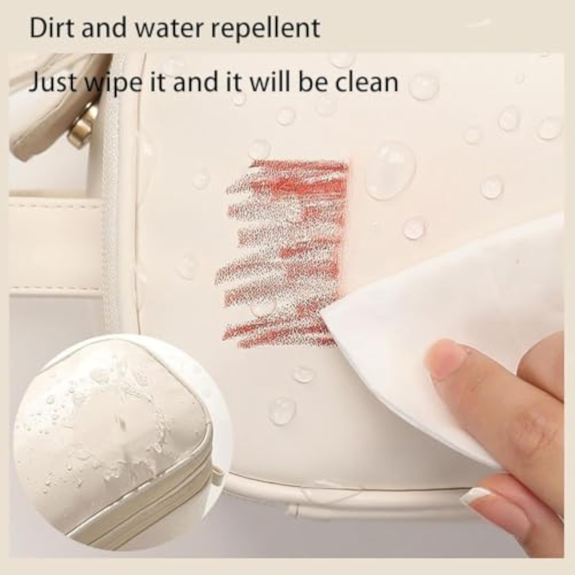 Hanging Toiletry Three-Layer Zipper U-Shaped Cosmetic Holder