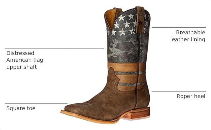 Tin Haul Shoes Men's Freedom Western Boot