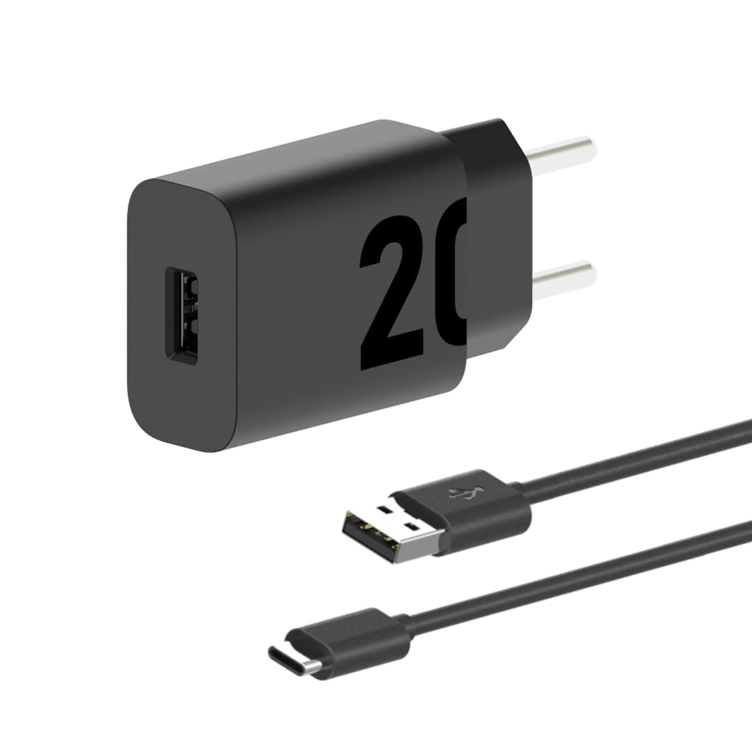 Motorola, Carregador Turbo Power™ 20W, Cabo USB-A, Micro-USB, Porta USB-A