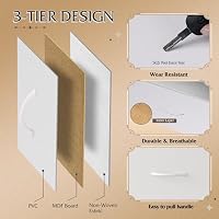 WLIVE Dresser for Bedroom, 7 Drawers, TV Stand, White — image 8