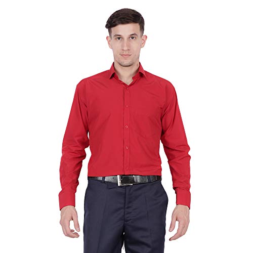 Image of Appel Touch Men's Cotton Blend Formal Shirt Full Sleeves