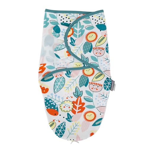 Image of HOUSBAY Baby Swaddle Blanket Boy Girl Super Soft Material Newborn Adjustable Swaddles 2-Way Zipper Sleep Sack 1 Pack
