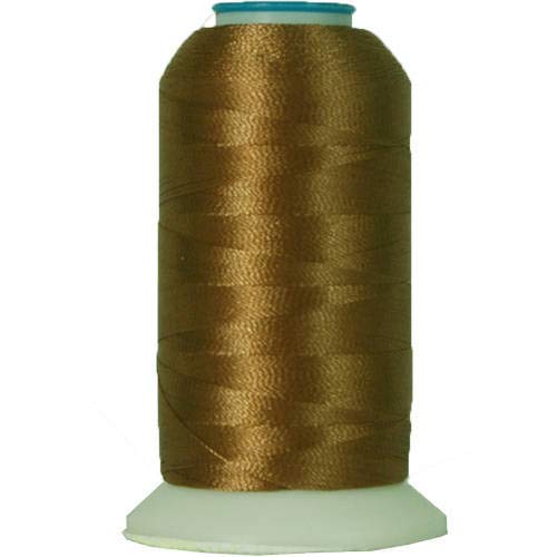 Threadart Polyester Machine Embroidery Thread By The Spool - No. 404 - Fawn Brown - 1000M - 40Wt - Hundreds Of Color Options #TOP8