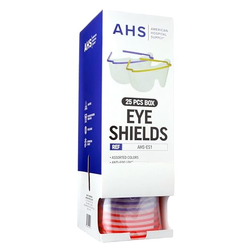 Eye Shield Glasses, Pre-Assembled Protective Eyewear PPE for Hosp...