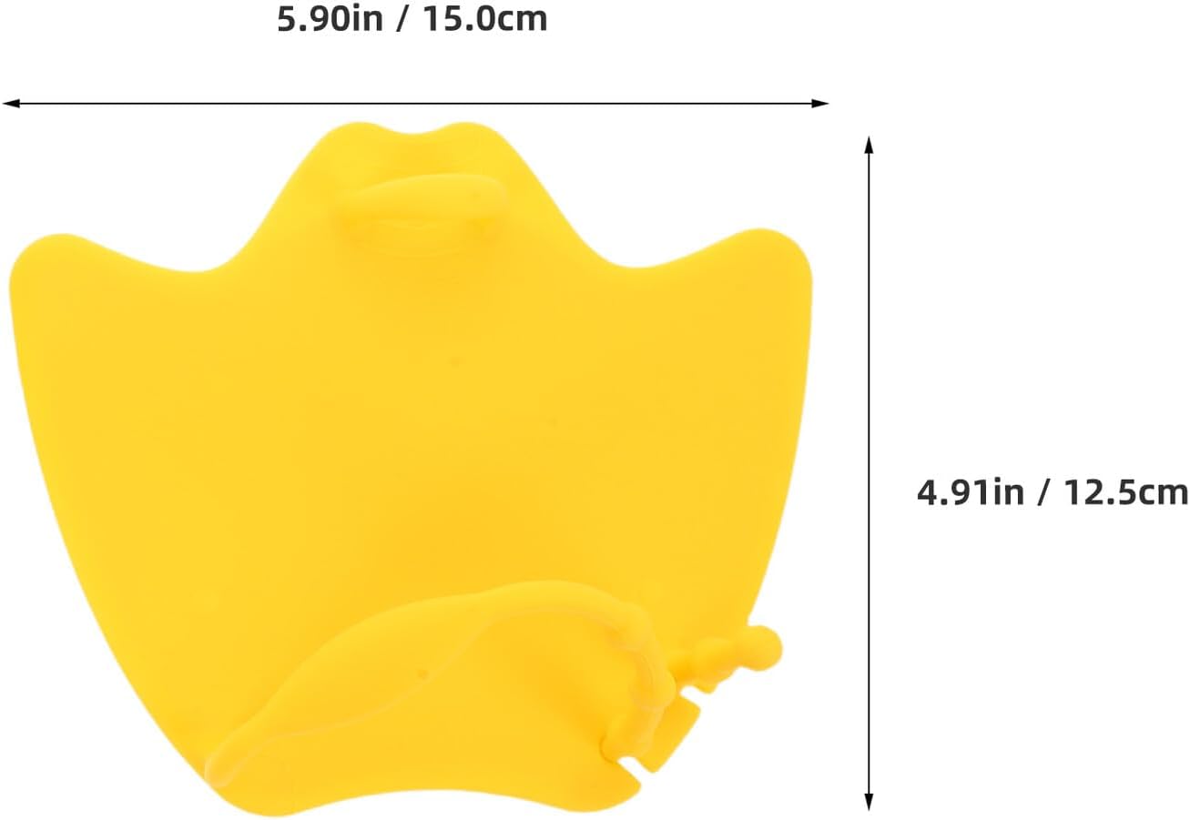 Swimming Hand Paddles Silicone Half-Palm Adjustable Swim Training Gloves for Adults and Yellow Webbed Water Exercise Snorkeling