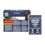 by Amazon Alimento completo per cani adulti, Selezione di carne in salsa, 1.2 kg (12 Confezione da 100g)