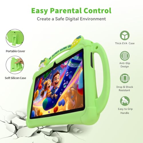 Image of PRITOM 7 inch Tablet,4GB RAM, 32GB ROM Storage,Quad Core Processor,1024x600 IPS Display,Wi-Fi and Bluetooth