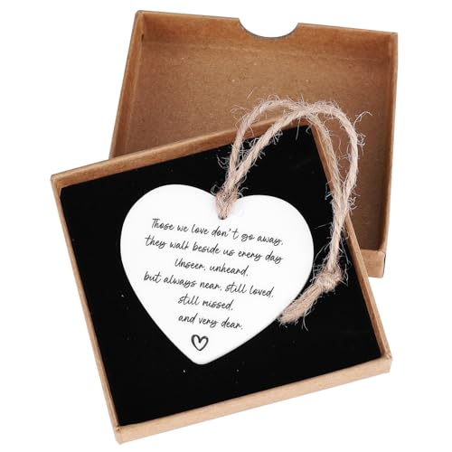grief gift sympathy gift keepsake gift acrylic heart memorial plaque memorial memorial funeral decorations sorry for your loss gifts - Those we
