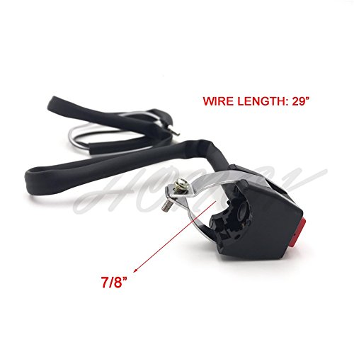Hongk- Engine Stop 7/8" Switch Push Button Compatible With Atvs Scooter Snowmobile Universal [B076Ltlysp] #TOP2