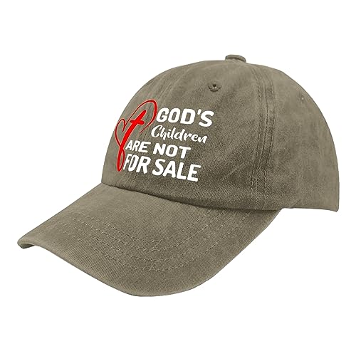 Mens Hats God's Children are Not for Sale Fishing hat Funny hat Gifts for Grandma Golf Hats Suitable for Outdoor Activities2