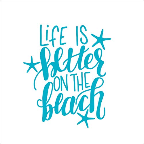 Life is Better at the Beach Vinyl Die Cut Decal Sticker for