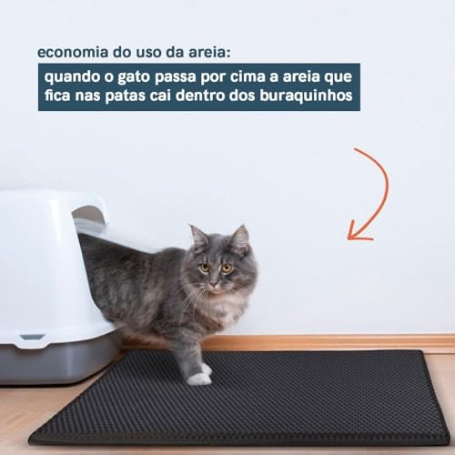 Tapete Higienico para Caixa de Areia de Gatos - Animal