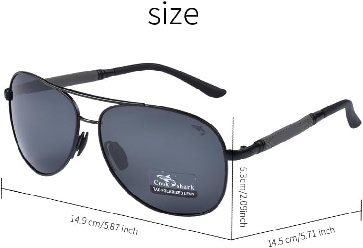 Men's Polarized Sunglasses Driving Trendy Fashion Sunglasses UV Protection